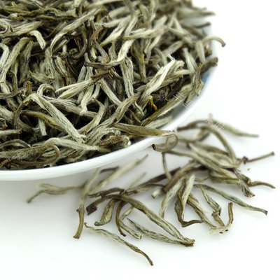 Китайський зелений чай Молі Інь Чжень Срібні жасминові голки елітний 50г id_7724 фото
