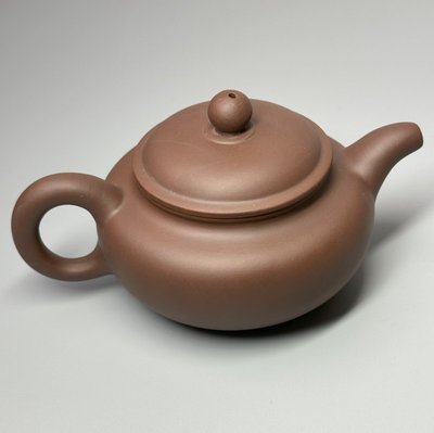 Автентичний чайник з ісинської глини Сі Ши сплющенний 350мл, Китай id_8859 фото