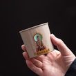 Піала високотемпературного випалу в подарунковій упаковці Медитуючий Будда з Печери Тисячі Будд 110мл, Китай