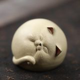 Чайный Любимец ручной работы из исинской глины - Спящий Котенок, приносящий Покой и Умиротворение, Китай id_11442 фото
