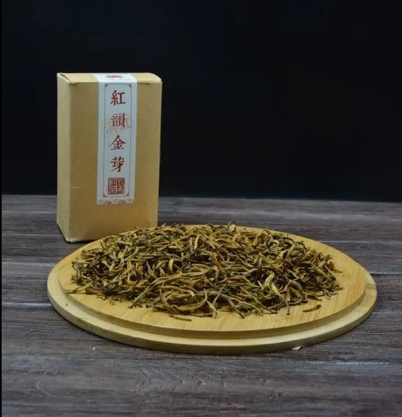 Червоний чай Дянь Хун Jin Ye Золоті бруньки з медовим ароматом елітний 70г, Китай id_7934 фото