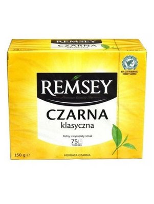 Чай чорний Remsey класичний в пакетиках 75шт 150г id_3651 фото