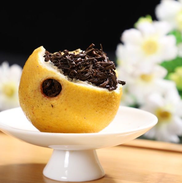 Червоний чай з хризантемою в лимоні 1 шт, Китай id_8387 фото