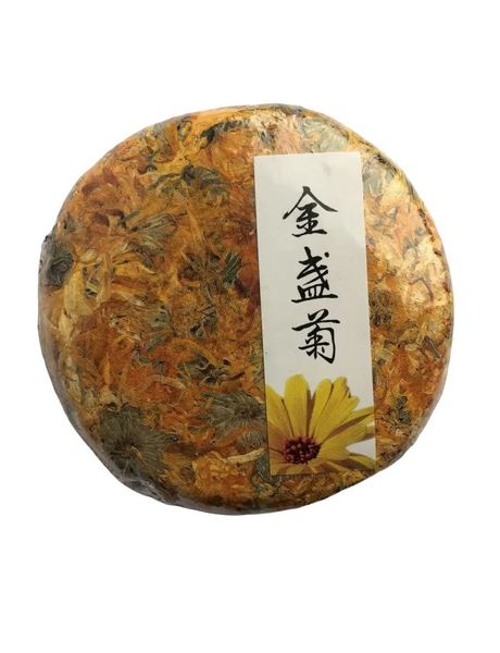 Чай з квітів календули пресований 100г, Китай id_2361 фото