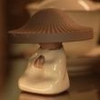 Фігурка Чайного Вихованця Молочний Будда з капелюхом-ситечком для зливу чаю, Китай