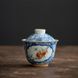 Гайвань порцелянова Персик безсмертя ручної роботи з кришечкою 150 мл, Китай id_8808 фото 2