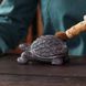 Гун Фу Чайний Улюбленець з ісинської глини - Золота Черепаха, що дарує Довголіття, Мудрість та Багатство 14х8см, Китай id_12335 фото 4
