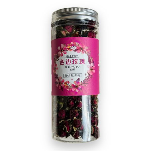 Цілющий квітковий чай з відбірних бутонів гірської чайної троянди Golden Rose 50г, Китай id_9390 фото