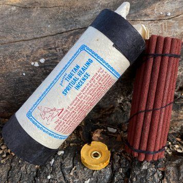 Натуральні тибетські пахощі ручної роботи Tibetan Spiritual Healing (Тибетське Духовне Зцілення) 30шт з підставкою, Непал id_12491 фото