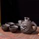 Автентичний чайник Дракон та фенікс з ісинської глини "Символ багатства, щастя та удачі" темний 500 мл, Китай id_8795 фото 12