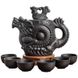 Автентичний чайник Дракон та фенікс з ісинської глини "Символ багатства, щастя та удачі" темний 500 мл, Китай id_8795 фото 10