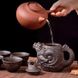 Автентичний чайник Дракон та фенікс з ісинської глини "Символ багатства, щастя та удачі" темний 500 мл, Китай id_8795 фото 11