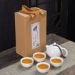Порцеляновий чайний сервіз білий: чайник 180 мл та 4 піали по 35 мл. Китай