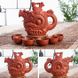 Автентичний чайник Дракон та фенікс з ісинської глини "Символ багатства, щастя та удачі" червоний 500 мл, Китай id_8796 фото 6