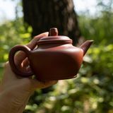 Чайник ручної роботи, класичної форми Шуйпін Ху з ісинської глини Цзиша Да Хун Пао 280мл, Китай id_12500 фото